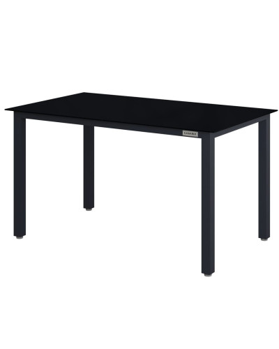 Designer Gartentisch Aluminium Anthrazit 150 mal 90 Zentimeter